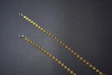 Giulia cross gold chain mask